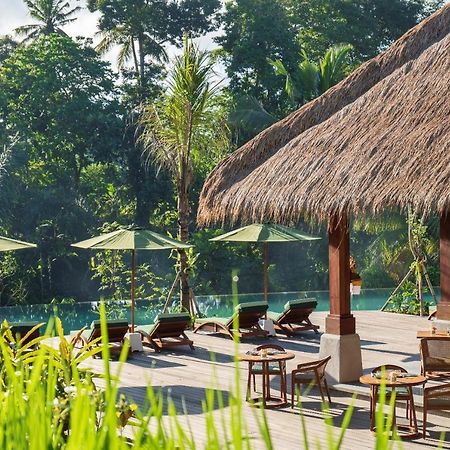 Adiwana Suweta Hotell Ubud Exteriör bild The swimming pool at the hotel